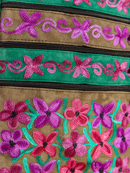 Сумка замшевая в ассортименте через плечо1107/58 - Ганг фото 2