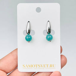 Серьги из Амазонита
