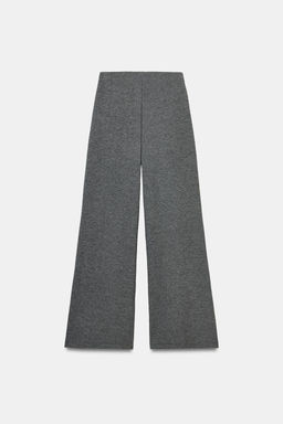 PANTAL?N PALAZZO FLUIDO / Gris medio - Zara фото 8