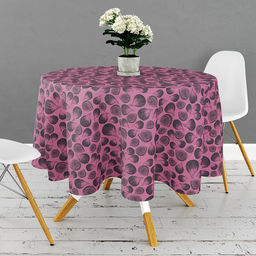 "Полет за мечтой К" Скатерть д146см, диаметр стола до 105см, на 6 персон, хлопок "Премиум" 186г/м2, "Домашняя мода" (Россия)