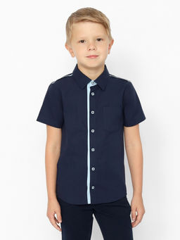 CRB wear/CWKB 63278-41 Рубашка для мальчика,темно-синий/Ex.Cherubino