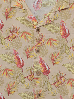 Desenli K?sa Kollu Erkek Bebek G?mlek