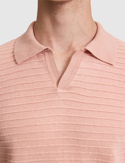 Somon Slim Fit Keten Kar___ml_ Apa_ Yaka Triko Ti__rt