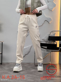 Вельветовые штаны на резинке