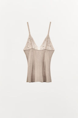 FINE KNIT TOP WITH JEWELS AND BEADS - Zara фото 6