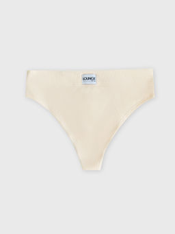 Цена за 2 штуки! Трусы женские бразилиана в бежевом цвете жасмин 412492 - Mark formelle фото 8