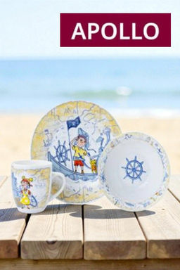 Набор столовой посуды APOLLO genio Pirates 3 пр.