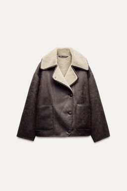DOUBLE-FACED JACKET ZW COLLECTION - Zara фото 9
