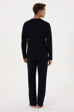 Erkek Lacivert Pijama Tak_m_ Sepette S_rpriz _ndirim - U.s. polo assn фото 5