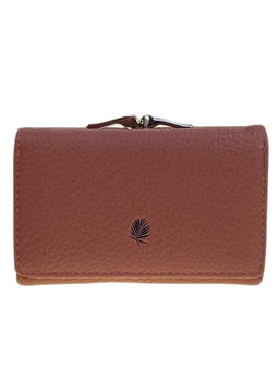 Женское портмоне из искусственной кожи, цвет розовый