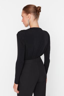 Siyah Drapeli C?tc?tl? Orme Body TPRAW23BD00048