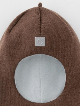 КВ 20311/24ш/темно-бежевый шапка-шлем дет