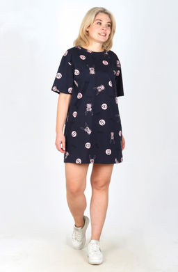 Футболка удлинённая Рене Х-418 (36-56) кулирка. Цвет в ассортименте - Лотос фото 31