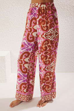 Etnik Desenli Dokuma Plaj Bluz-Pantolon Tak?m TBESS25AU00003 - Trendyolmilla фото 4