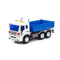 Сити, автомобиль бортовой инерционный (со светом и звуком) (синий) (в коробке) - Полесье фото 2