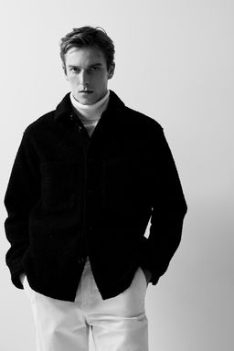 Sobrecamisa de boucle Loose Fit