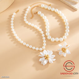 комплект из двойного ожерелье и кольца - Bruno фото 4