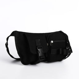 Сумка поясная на молнии, цвет чёрный - Simaland фото 5