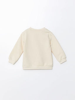 Beli Lastikli Bask?l? K?z Bebek Sweatshirt - Waikiki фото 3