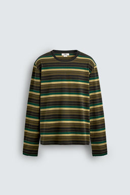 STRIPED JACQUARD T-SHIRT - Zara фото 7