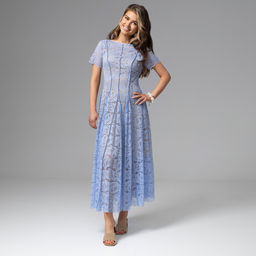 Платье с акцентными швами, Сфотай меня немедленно (нежное) - Charutti фото 2