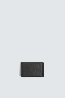 FOLDABLE LEATHER CARD HOLDER - Zara фото 5