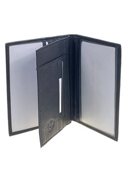 Обложка для паспорта и автодокументов из натуральной кожи, цвет черный - Greta фото 2