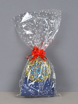 Подарочный набор Аромасвеча+ 1 пара носков / новогодний