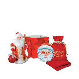 Сладкий новогодний подарок Кашпо