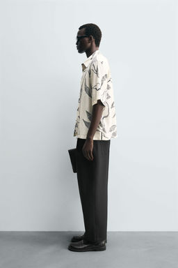 FLORAL PRINT SHIRT - Zara фото 4