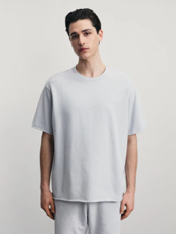 Футболка из плотного хлопка / Zarina  фото 3