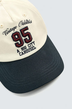 CONTRAST EMBROIDERY CAP - Zara фото 3