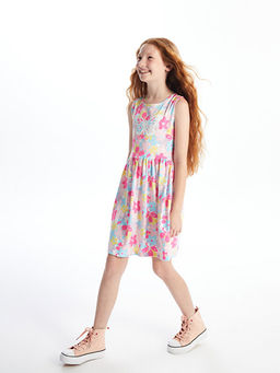 Bisiklet Yaka K?z ?ocuk Elbise