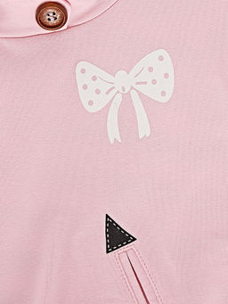 Джемпер с укороченным рукавом UD 0612 розовый - Mini maxi фото 6