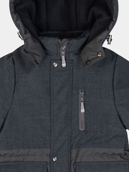 Куртка детская зимняя графит