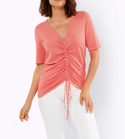 Пуловер, цвета коралла - Ashley brooke фото 3