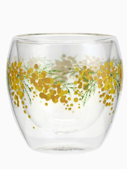 Стакан с двойными стенками Нежная мимоза, 250 мл