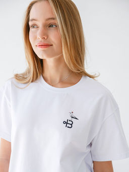 Футболка женская Верфь х Captains Mate