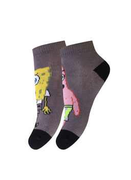 Цена за 2 пары БРЕСТСКИЕ НОСКИ ДЕТСКИЕ 3075 SPONGEBOB (укороченные) кора