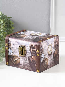 Набор шкатулок для украшений 3 шт. «Карта и компас»