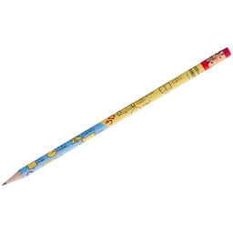 Цена за 2 шт. Карандаш ч/гр. "Koh-i-Noor" 1231 "Geometry" с ластиком (1231002478KSRU)