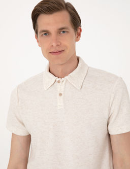 Bej Slim Fit Ti__rt