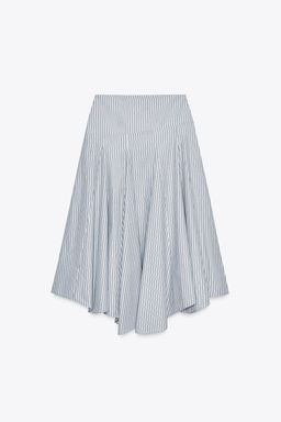 STRIPED MIDI SKIRT - Zara фото 12