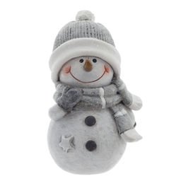 Фигурка декоративная "Снеговик", L5 W5 H8 см, 2в.