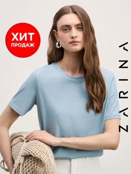 Базовая футболка из хлопка W_REGULAR2-163 / Zarina