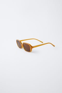 GAFAS DE SOL PASTA RECTANGULAR / Caramelo - Zara фото 2