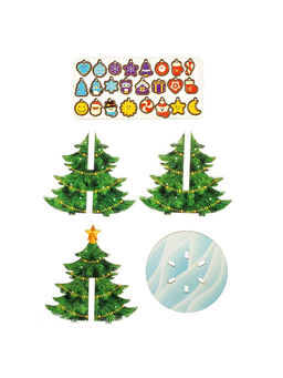 Модель из дерева WoodLand Toys «Ёлка сборная. Новогодние украшения»