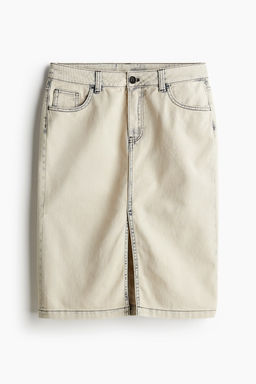 Falda de sarga hasta la rodilla - H&m фото 5