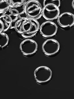Кольцо соединительное СМ-984, 1?10 мм, набор 50 г,  145 шт. цвет серебро