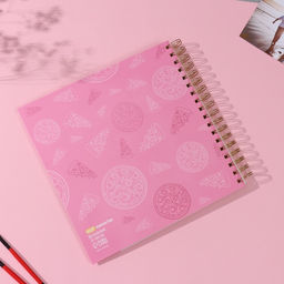 Фотоальбом на спирали 20 листов Котики с пиццей, объёмный элемент и 4 вкладки, 24?24 см